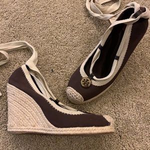 TORY BURCH Wedge Shoes size 8 1/2